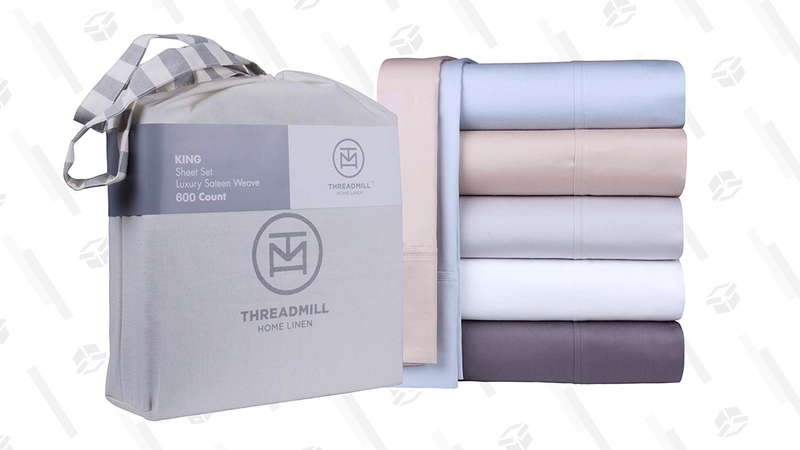 Set de cuatro piezas de sábanas de 600 hilos | $50 | AmazonGráfico: Erica Offutt